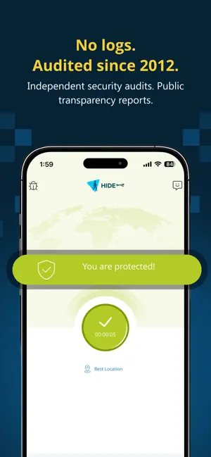 hide.me VPN screenshot 2