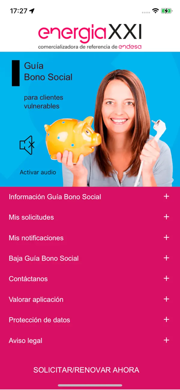 Screenshot #1 pour EnergíaXXI Guia Bono Social