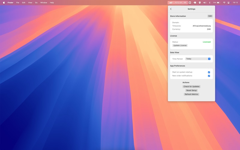 App screenshot