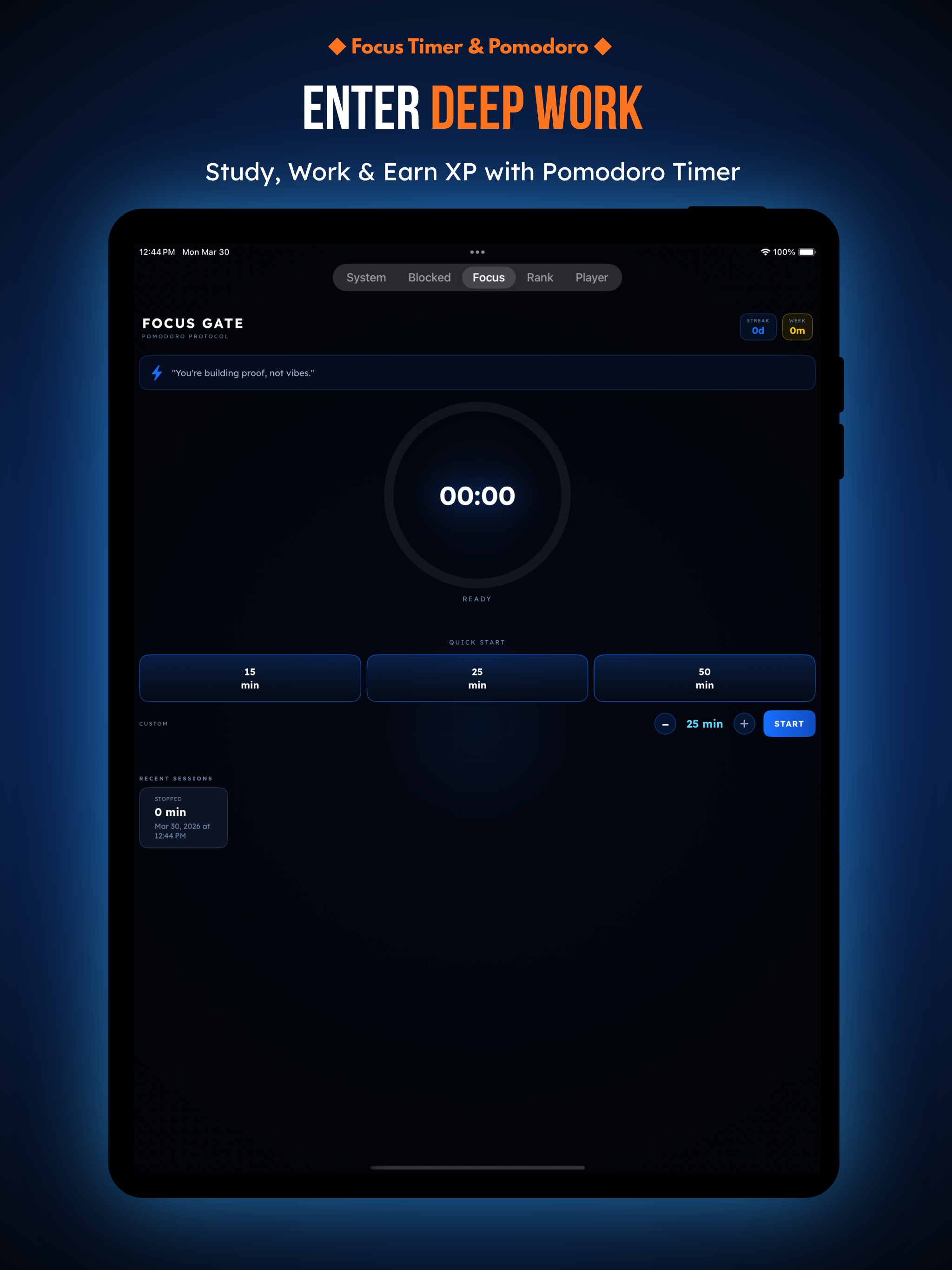 Solo X Player Leveling Workout