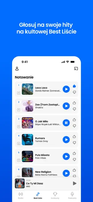 VOX FM - radio internetowe screenshot 3
