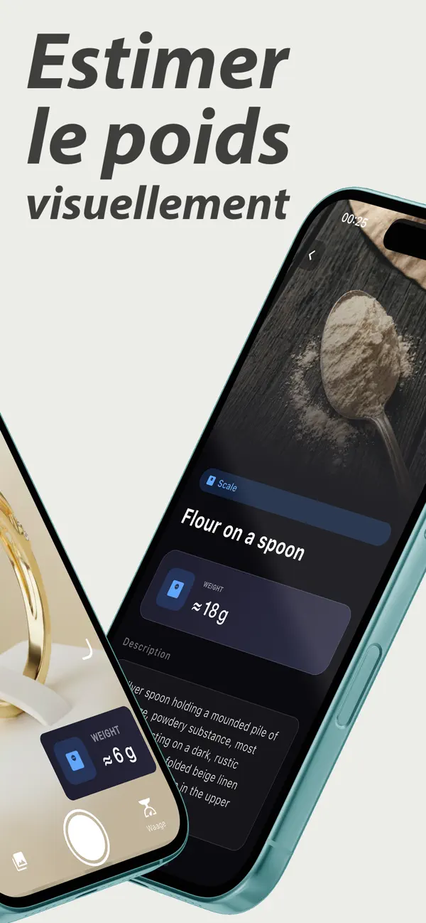 Screenshot #2 pour ScaleScan: Balance grammes