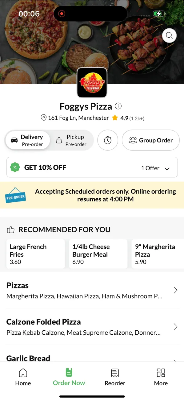 Screenshot #3 pour Foggys Pizza Manchester