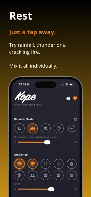 Kope Soundscapes: Rest & Focus screenshot 2