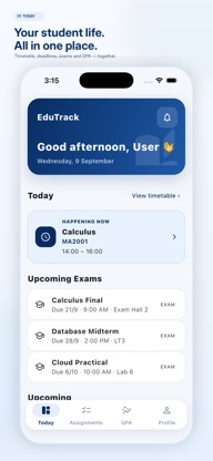 EduTrack: Academic Planner screenshot 1