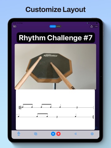 Rhythm Generator iPad screenshot
