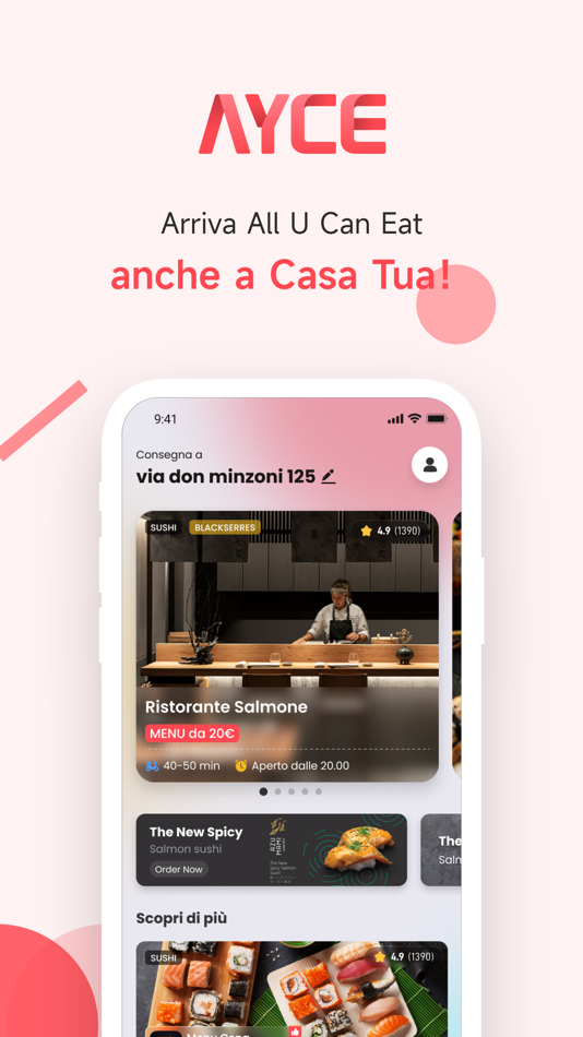 AYCE-Sushi Consegna a Casa - 2.0 - (iOS)