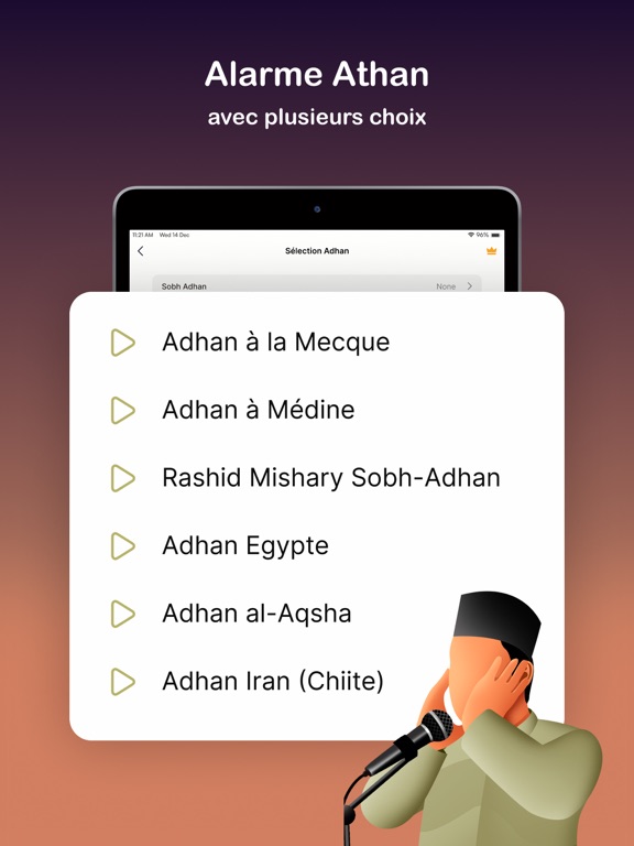 Screenshot #5 pour Horaires de prière et Qibla