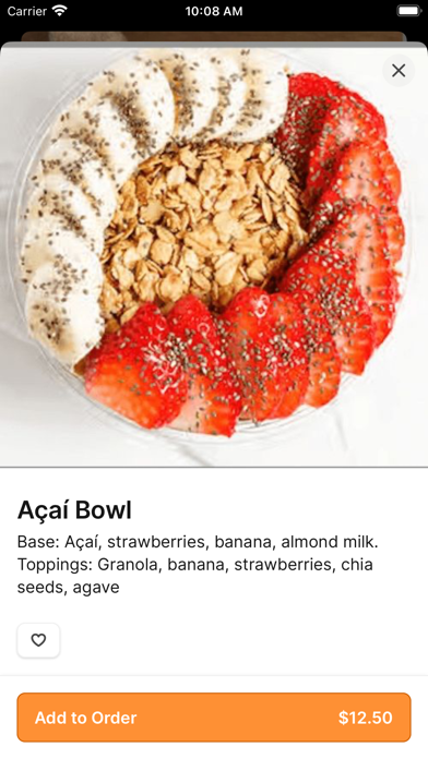 KRAVE Juice Bar iPhone screenshot 3 - Food & Drink app