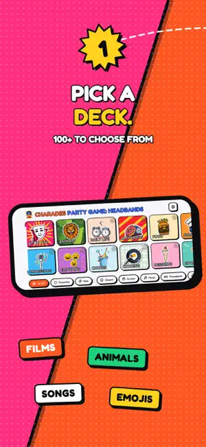 Charades Party Game: Headbands screenshot 3