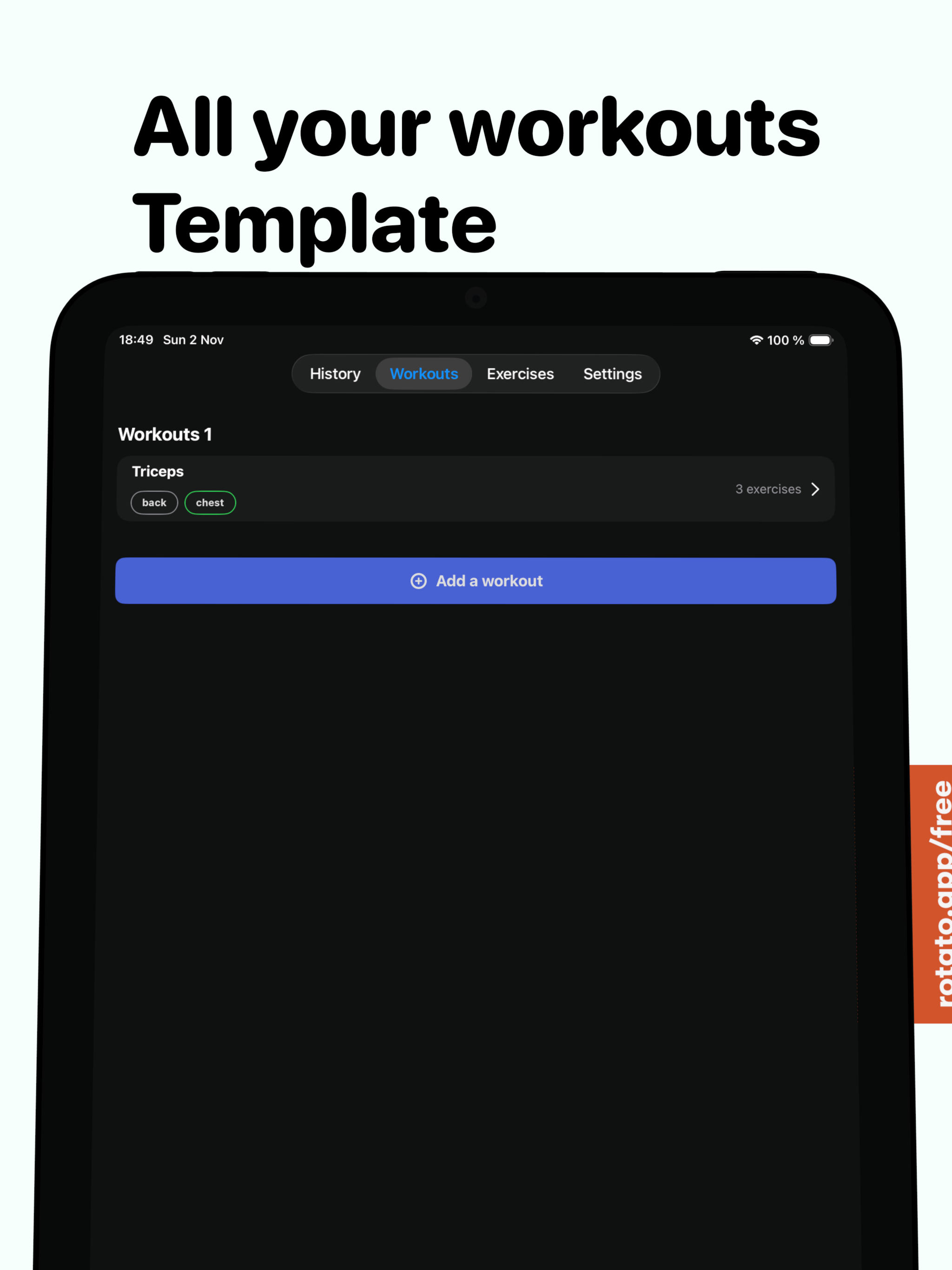 Peak Strength Workout Tracker