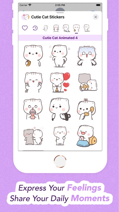 Screenshot 4 of Cutie Cat Animated App