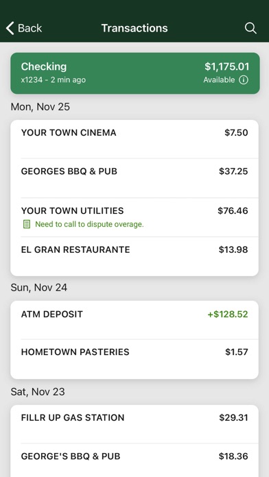 Bank of Desoto Screenshot