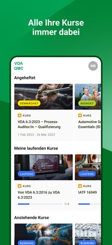 VDA QMC Academy screenshot