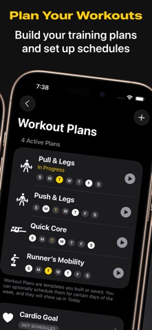 Liiift - Workout Tracker iPhone screenshot