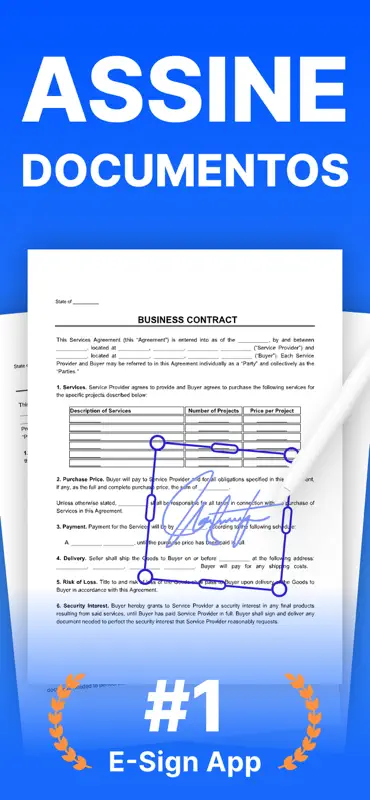 Assinatura digital PDF: DocInk screenshot 1 of 4