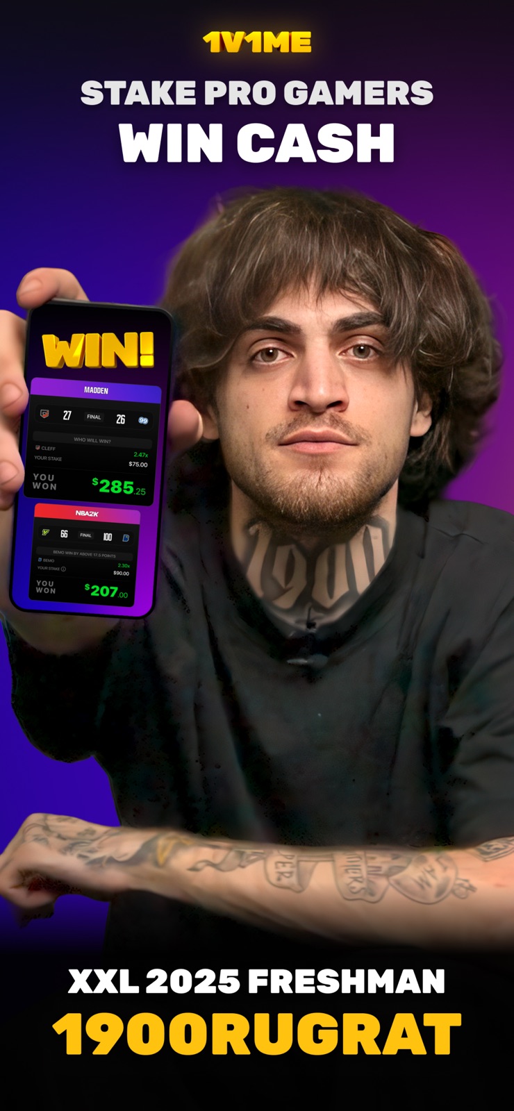 1v1Me - Esports Staking iphone screenshot 1