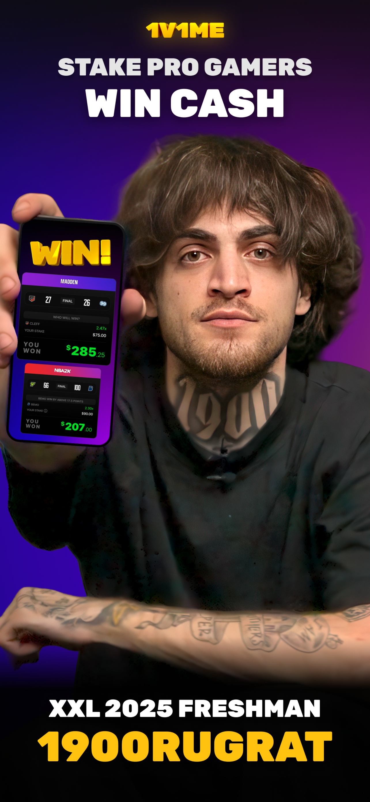1v1Me - Esports Staking
