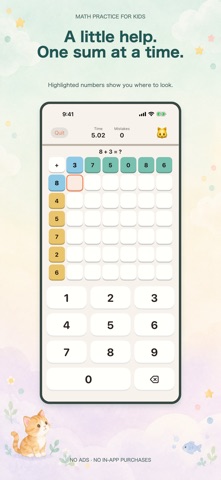 Six Squares: Math Grid screenshot 1