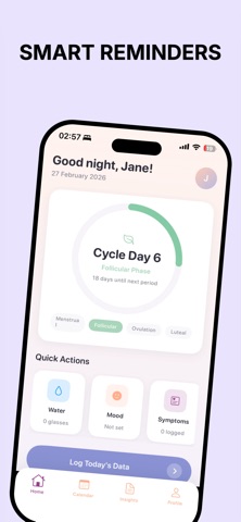 BloomSync - Period Tracker Screenshot 1 of 5