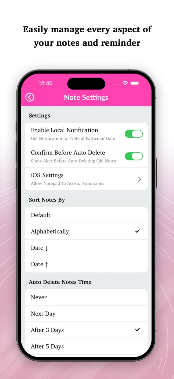 iPhone screenshot