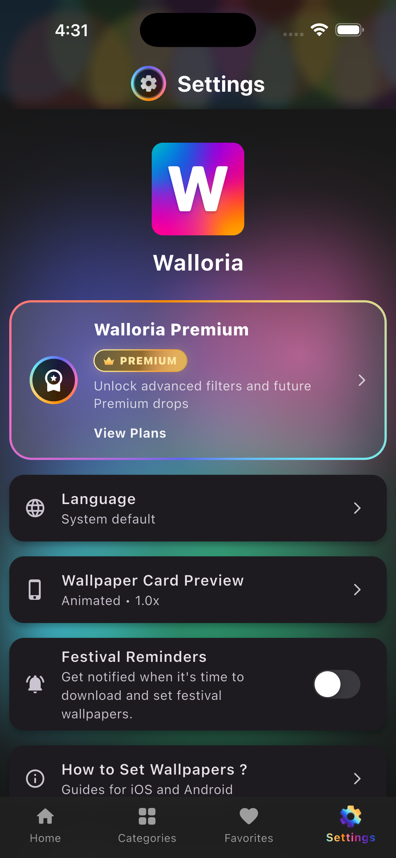 Walloria - HD Wallpapers screenshot 10
