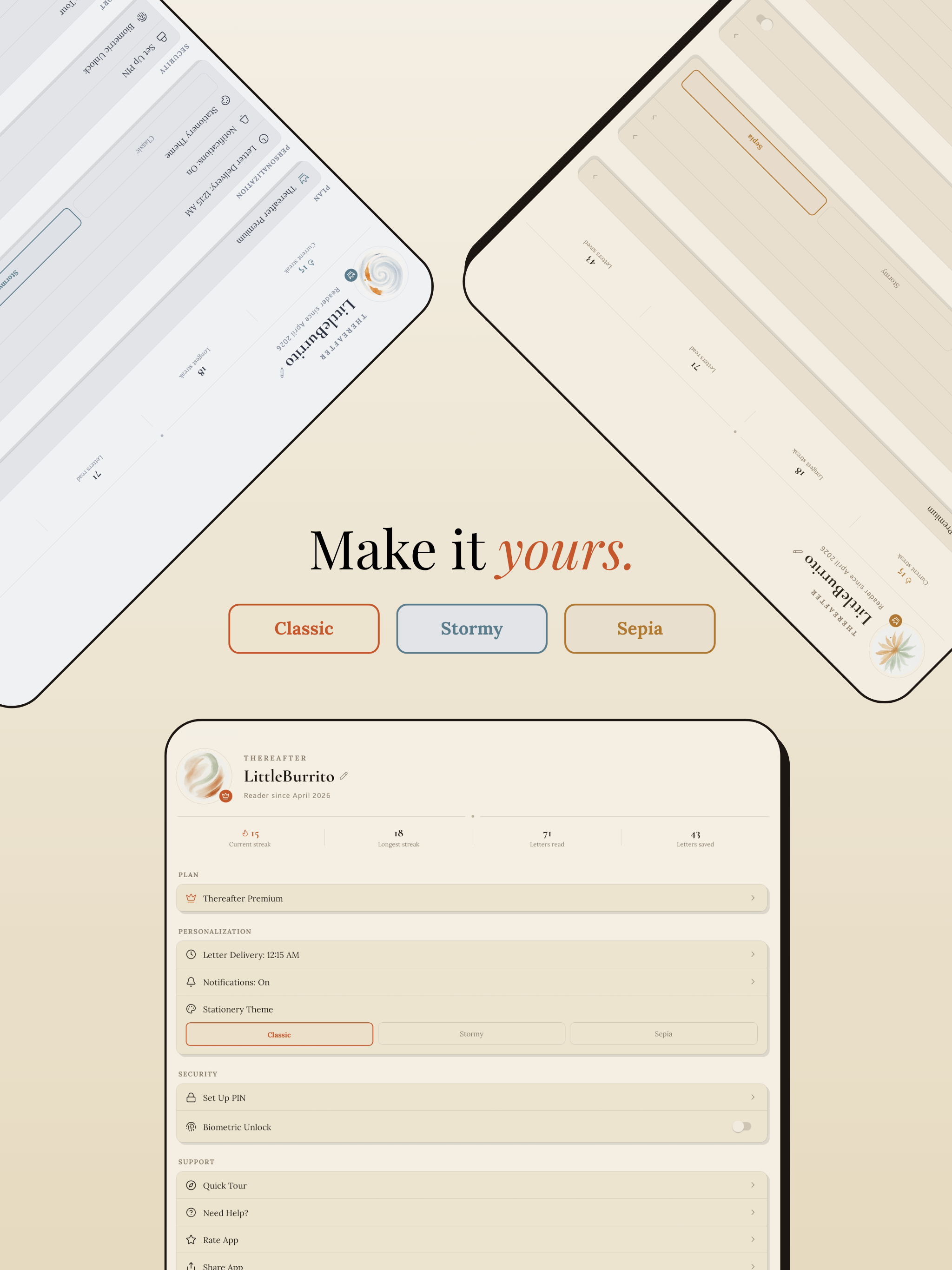 Thereafter: Letter Journal screenshot 10
