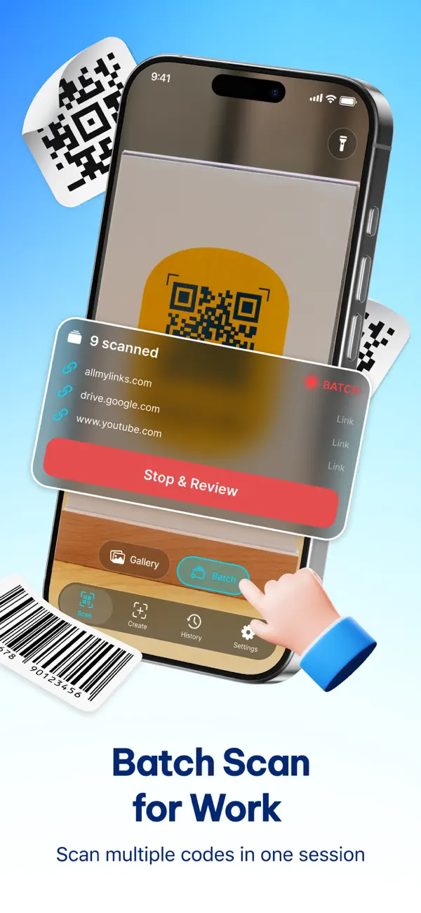 Screenshot #2 pour Safe QR Scanner AI