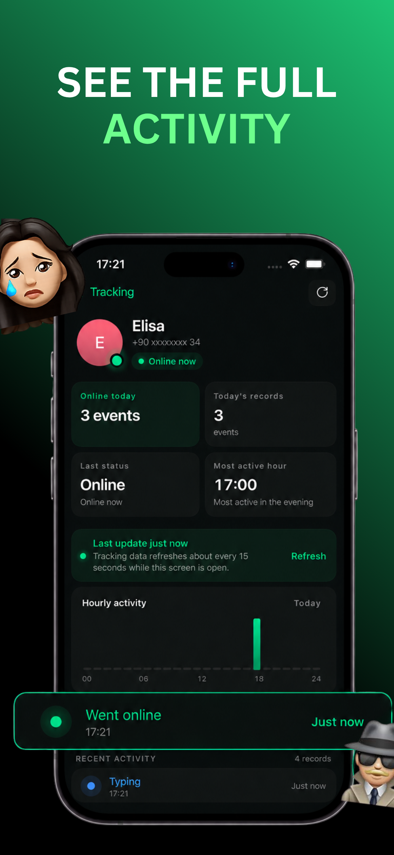 Relio AI: WA Online Tracker screenshot 3