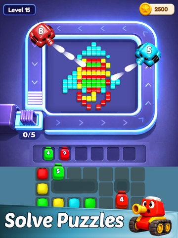 Pixel Cube Shooter iPad screenshot