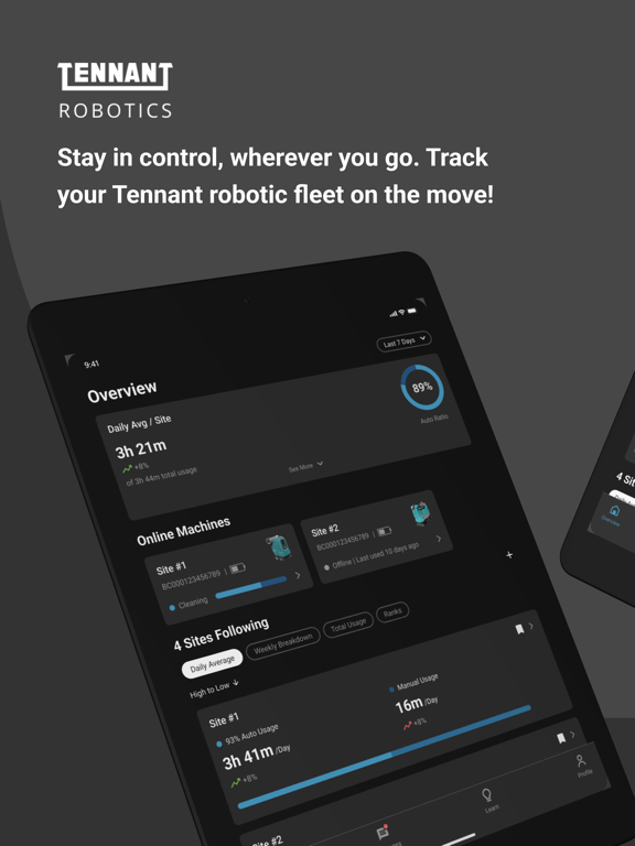 Tennant Robotics iPad screenshot 1 - Business app