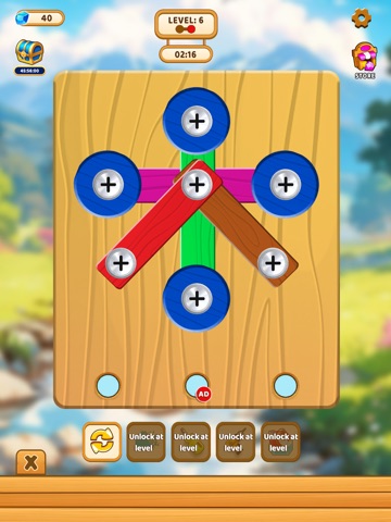 Unscrew It : Puzzle Game iPad screenshot