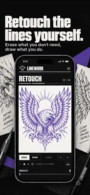 Linework: Tattoo Stencil Maker screenshot 4