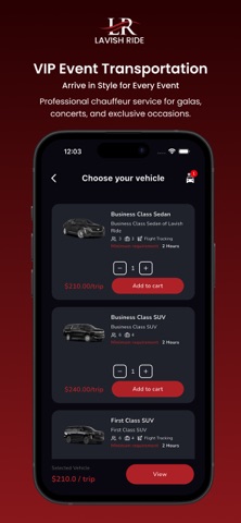Lavish Ride: Chauffeur Service screenshot