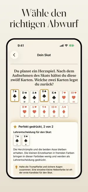 Skat Trainer: Learn Skat screenshot 1