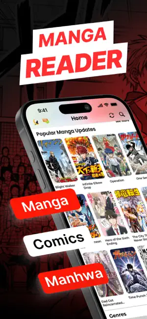 Manga Reader Infinity iPhone screenshot 1
