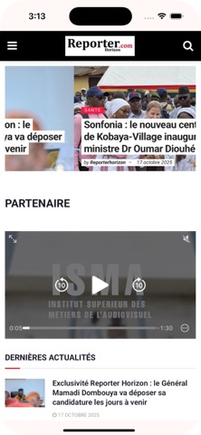 Reporter Horizon screenshot