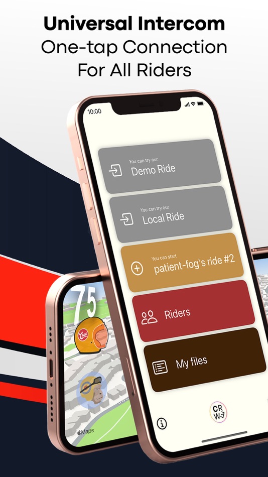 #1. Crew Relay Chat (iOS) 由: christophe chaland