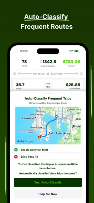 SmartMiles: Mileage Tracker screenshot 3