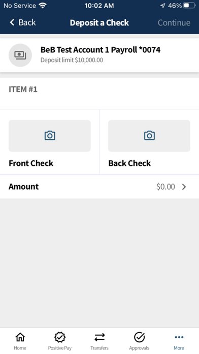 GP Bank Business Screenshot