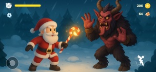 Santa Claus Survival Game iPhone screenshot