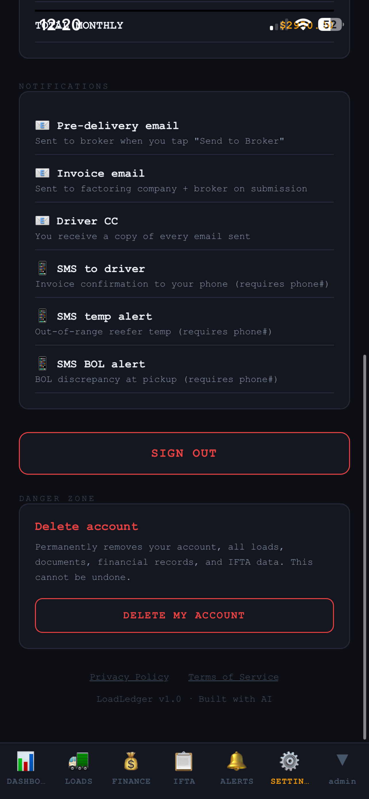 LoadLedger Pro