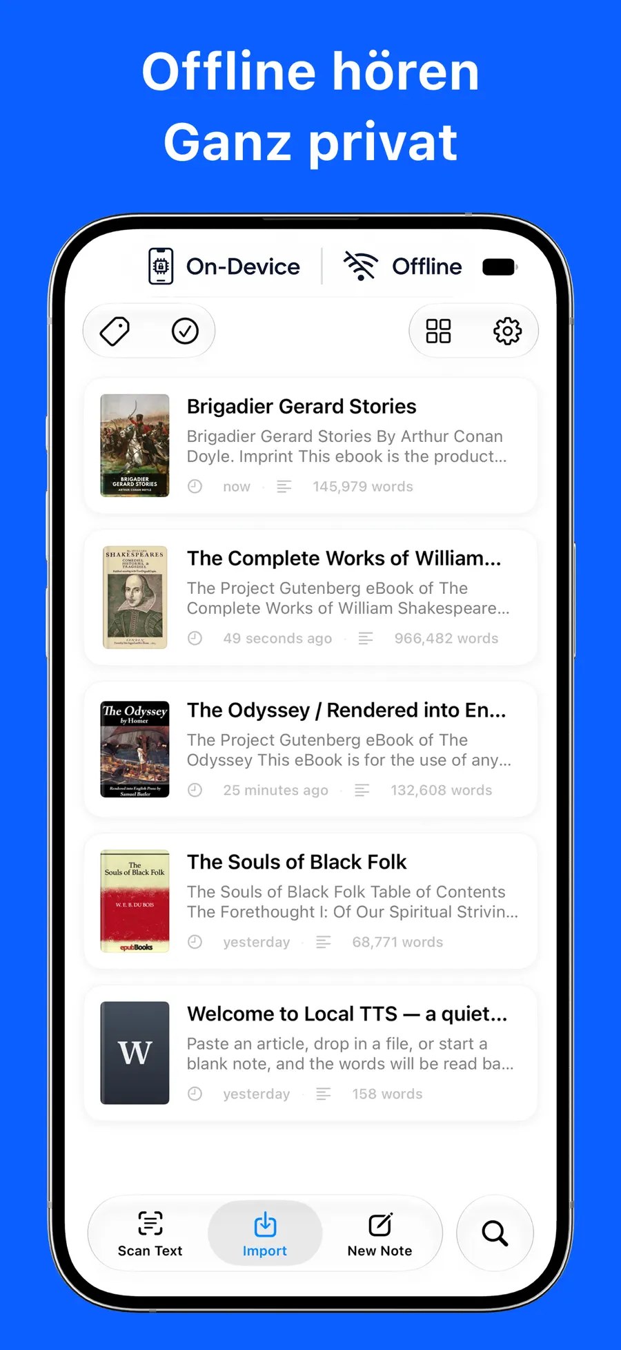 Local TTS - PDF vorlesen App screenshot 2