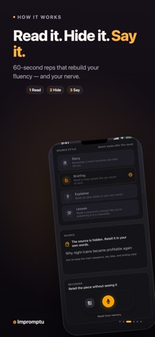 Impromptu: Speaking Practice Screenshot 3 of 6
