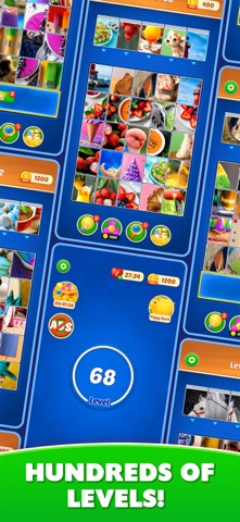Jigsaw Cards: Drop & Match iPhone screenshot