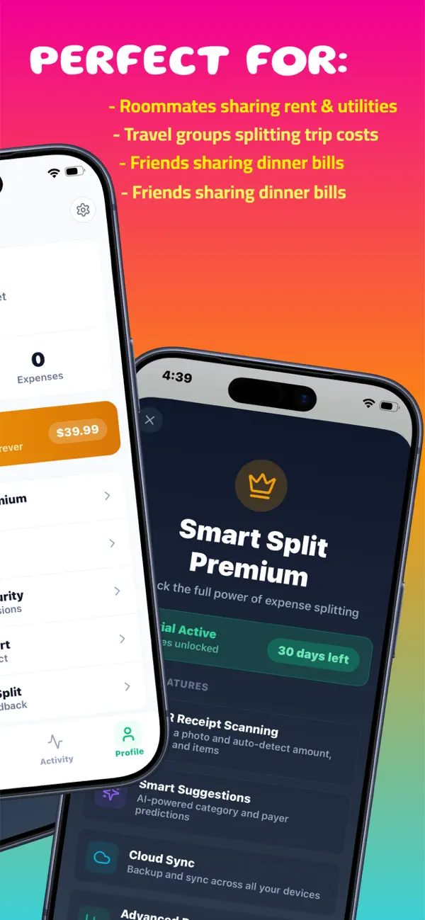#5. Smart Split Tracker (iOS) By: Salih Turhan