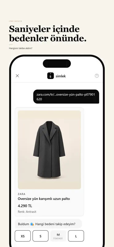 Simlek: Restock & Price Alerts screenshot 3 of 5
