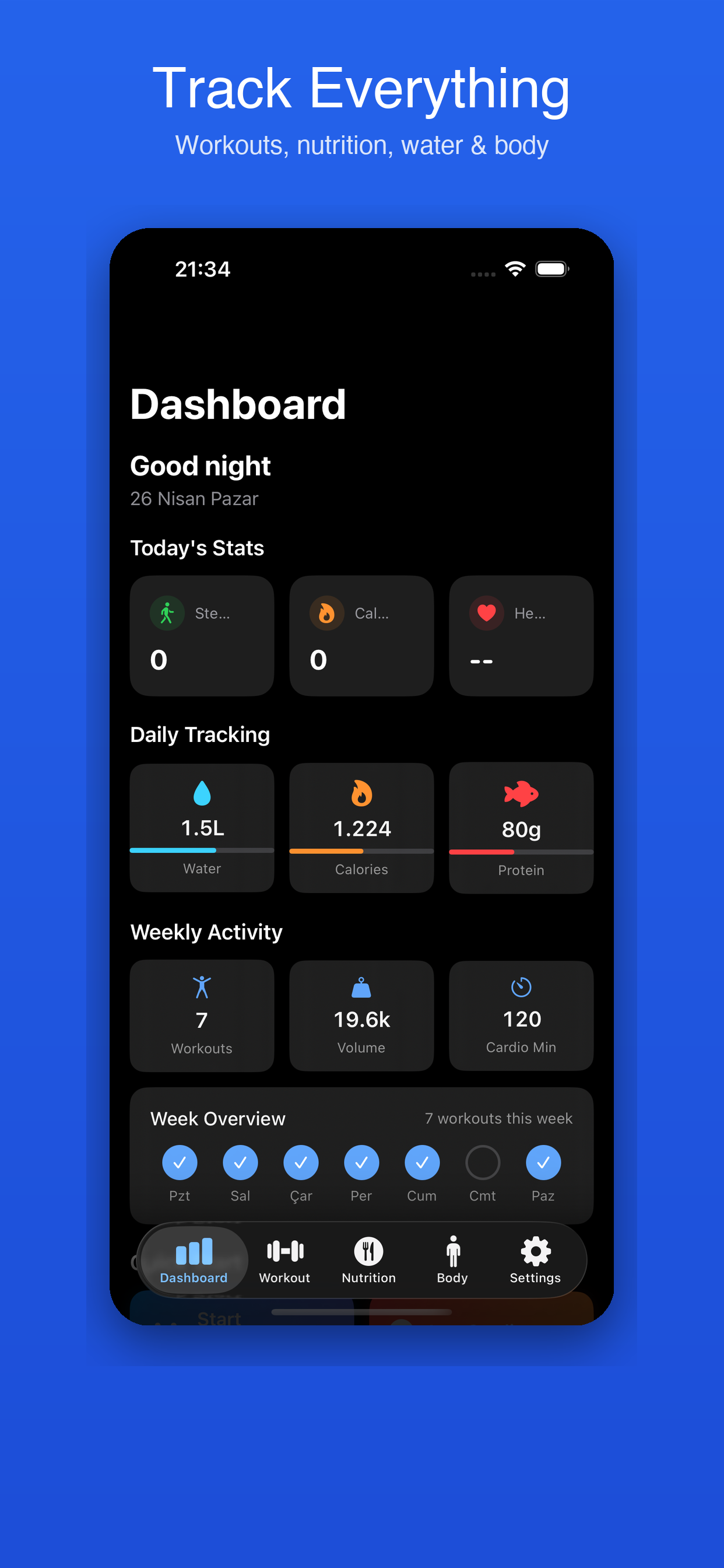 LogFit - Fitness & Workout Log