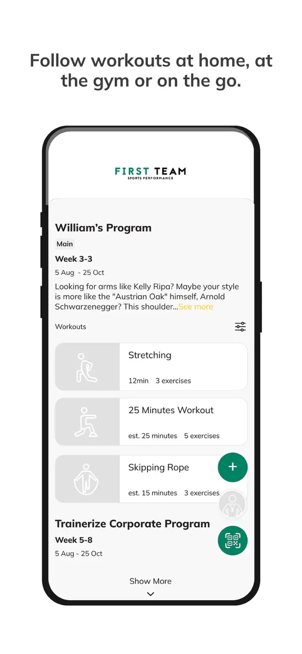 Screenshot #3 pour First Team Sports Performance