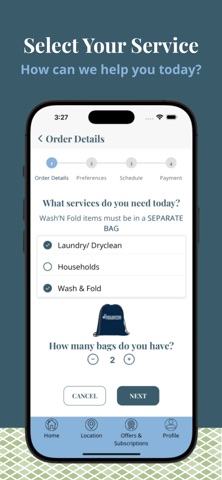 Mulberrys Garment Care iPhone screenshot